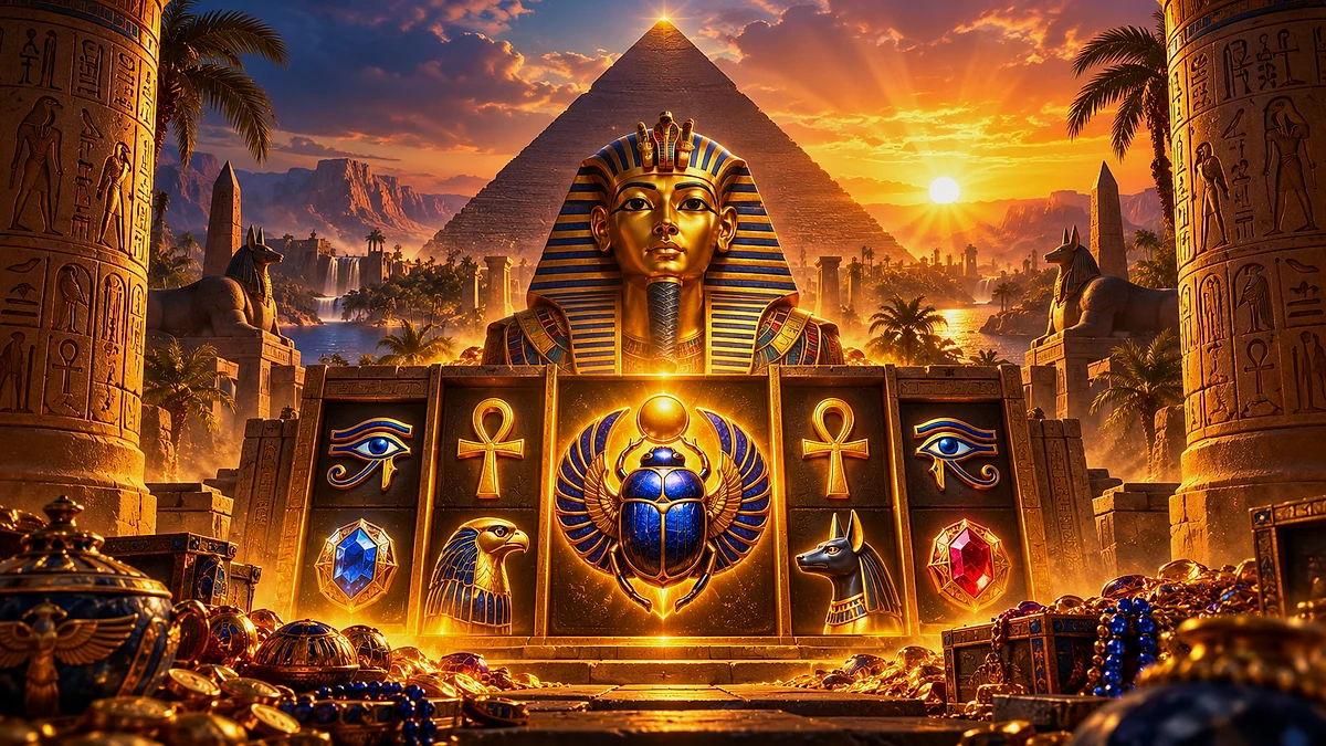 Age of Pyramids automat a mechanika – detail casino obálky
